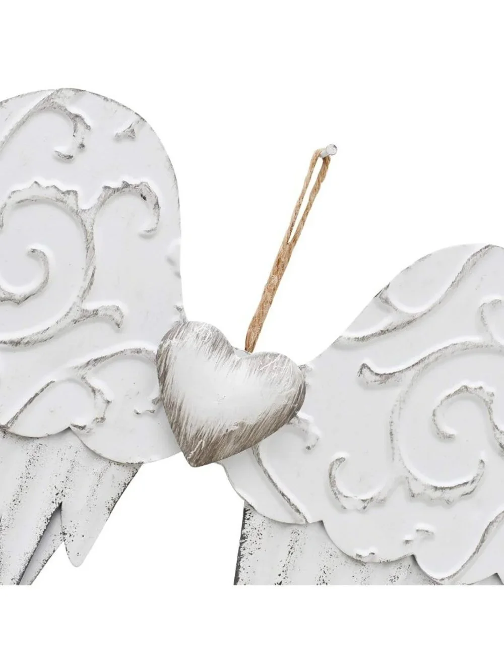 Vintage Angel Wings Wall Art - Antique Metal Decor for Home, Bedroom & Living